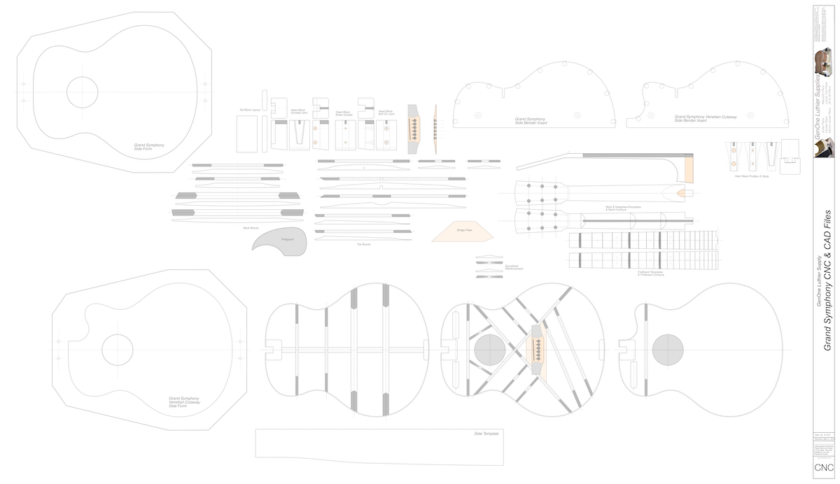 Grand Symphony 2D CNC Files