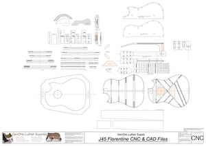J 45 Florentine 2D CNC File Content