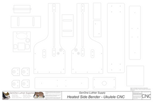 Heated Side Bender - Ukulele 2D CNC Files