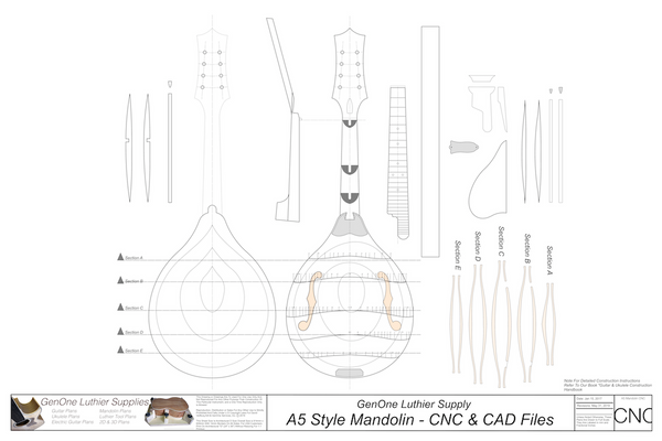 A5 style mandolin - GenOne Luthier Services