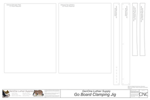 Go Board Glue-up Tool Plans 2D CNC Files content