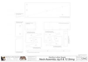 Neck Assembly Jig - Guitar 2D CNC Files