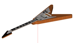 Gibson Flying V 3D CNC Files Complete Guitar