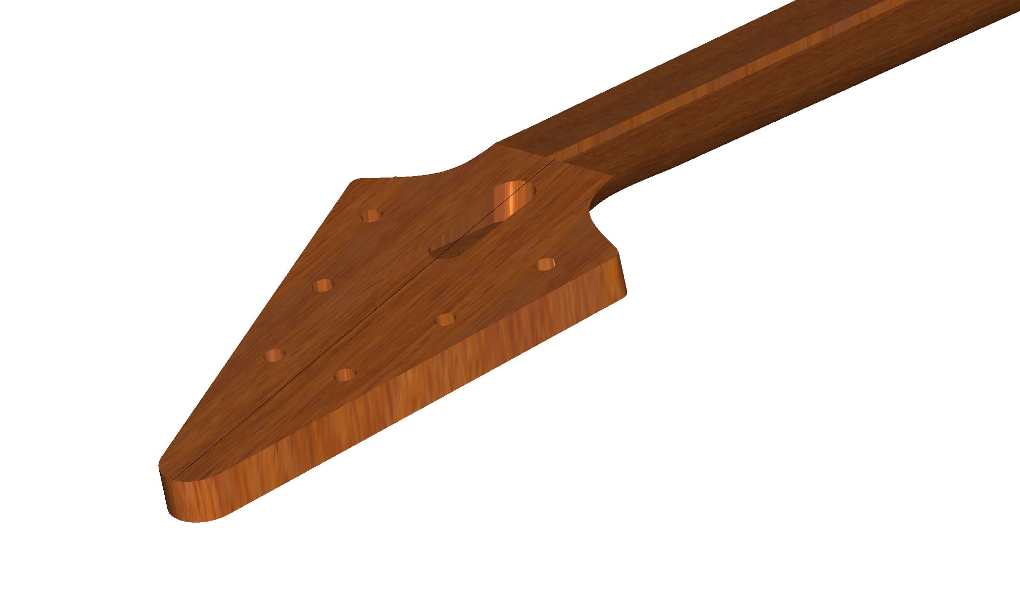 Gibson Flying V 3D CNC Files Neck File