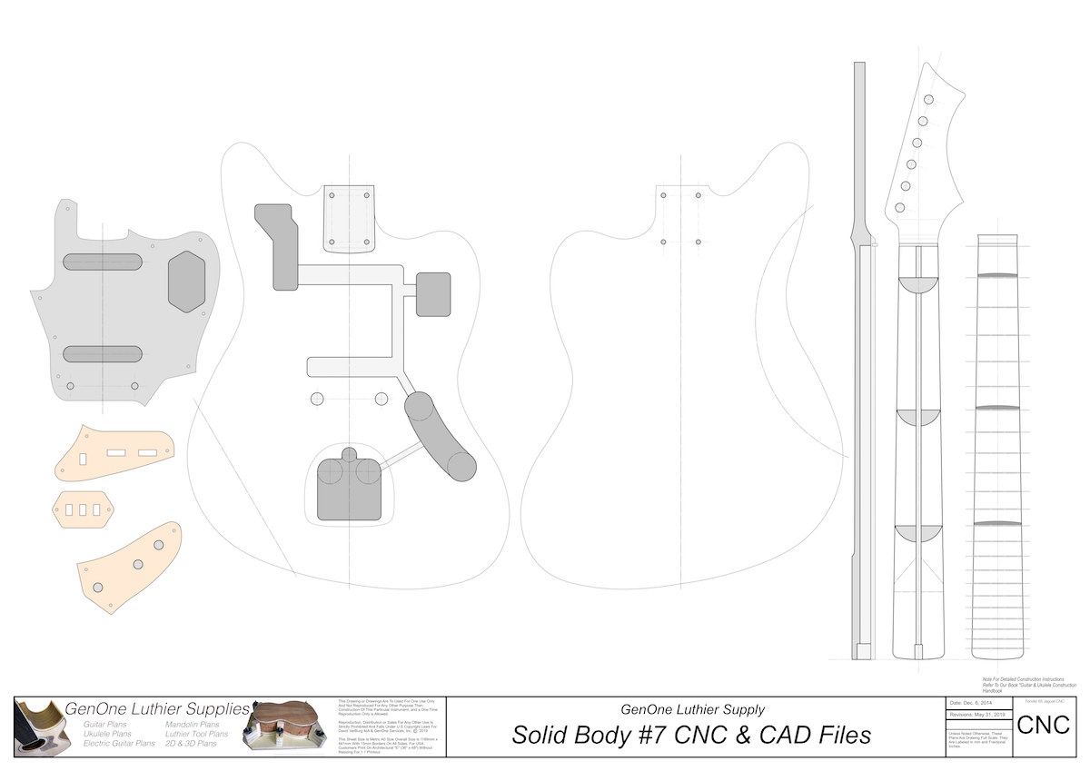 '65 Jaguar Top & Side Views, Section