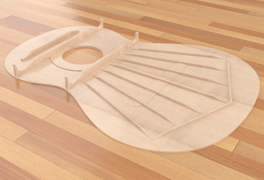 Classical Guitar Plans - Torres Bracing 650mm