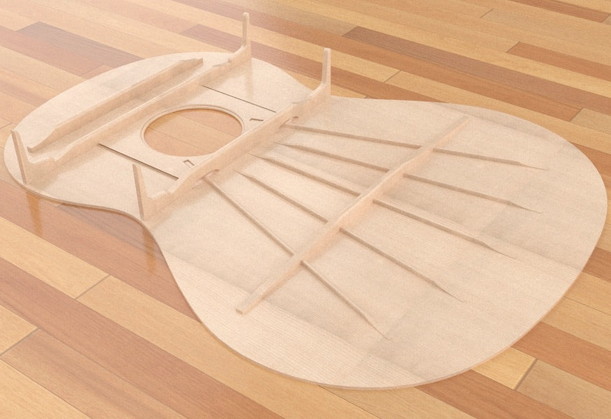 Classical Guitar Plans - Torres Bracing