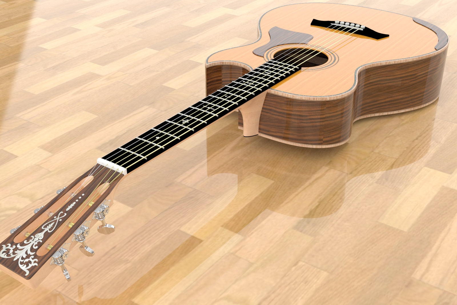 Grand Concert 12-Fret Florentine, Overall 1