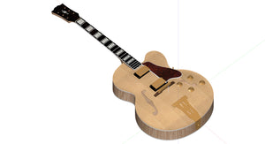 Gibson L5 CES Single Cutaway 3D CNC Files Complete Guitar