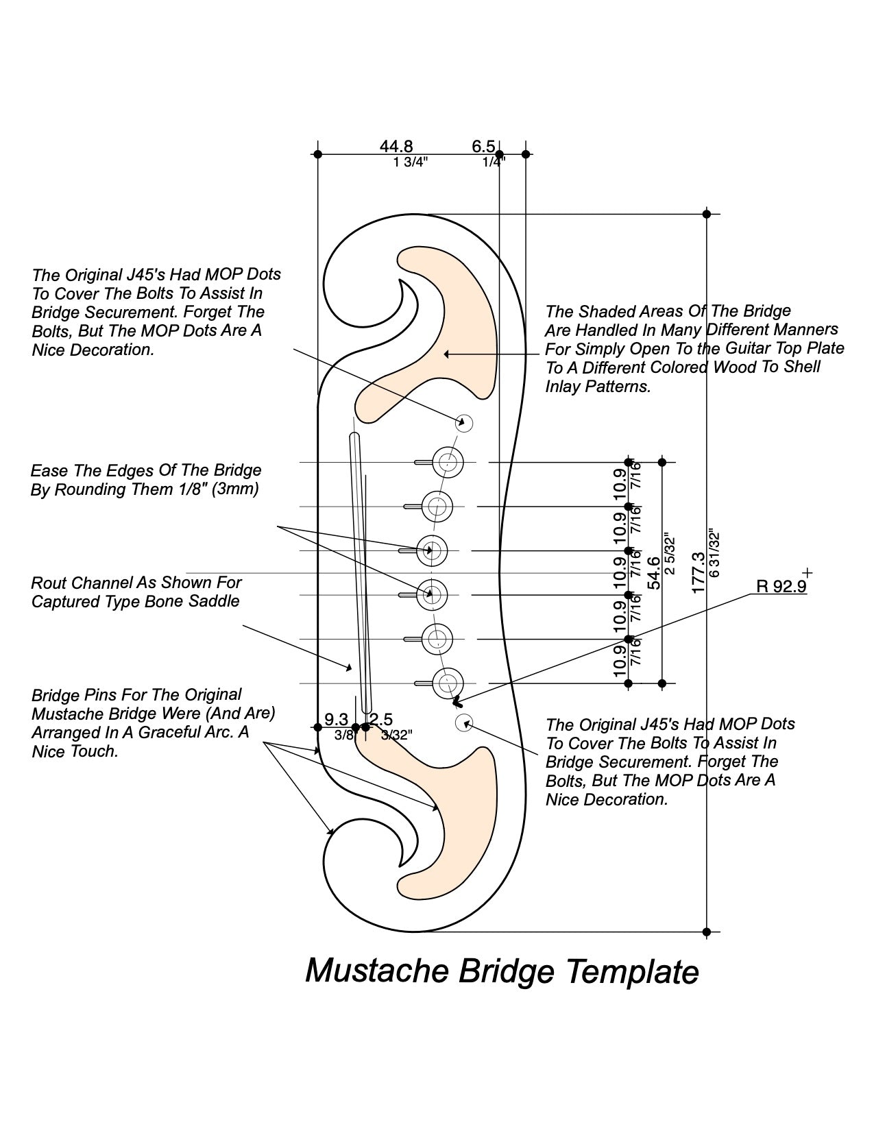 Gibson Mustache Bridge Plans