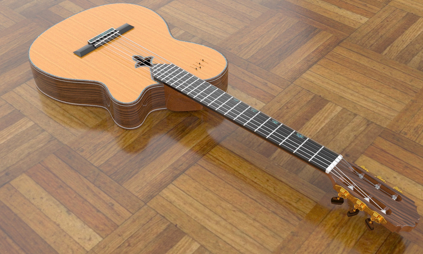 Electric Nylon String 3D CNC - GenOne Luthier Services