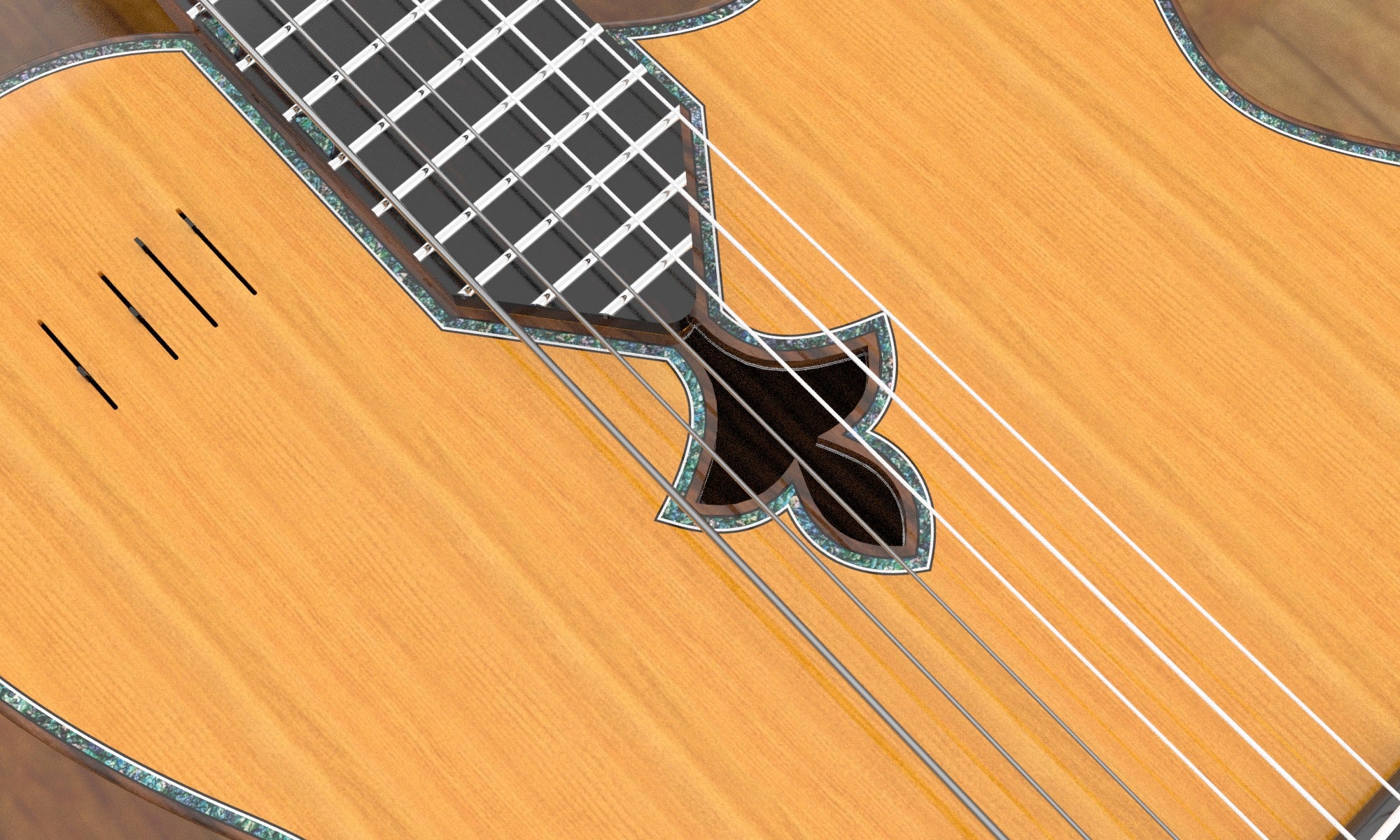 Electric Nylon String 3D CNC - GenOne Luthier Services