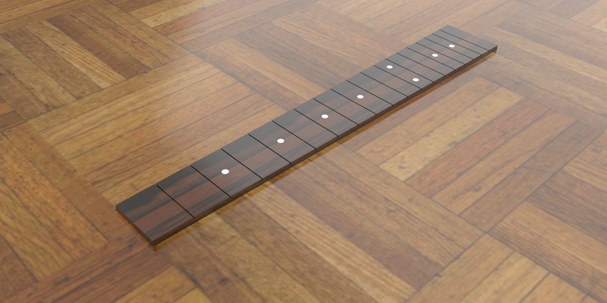 Tenor 14 Fret Ukulele, Fretboard