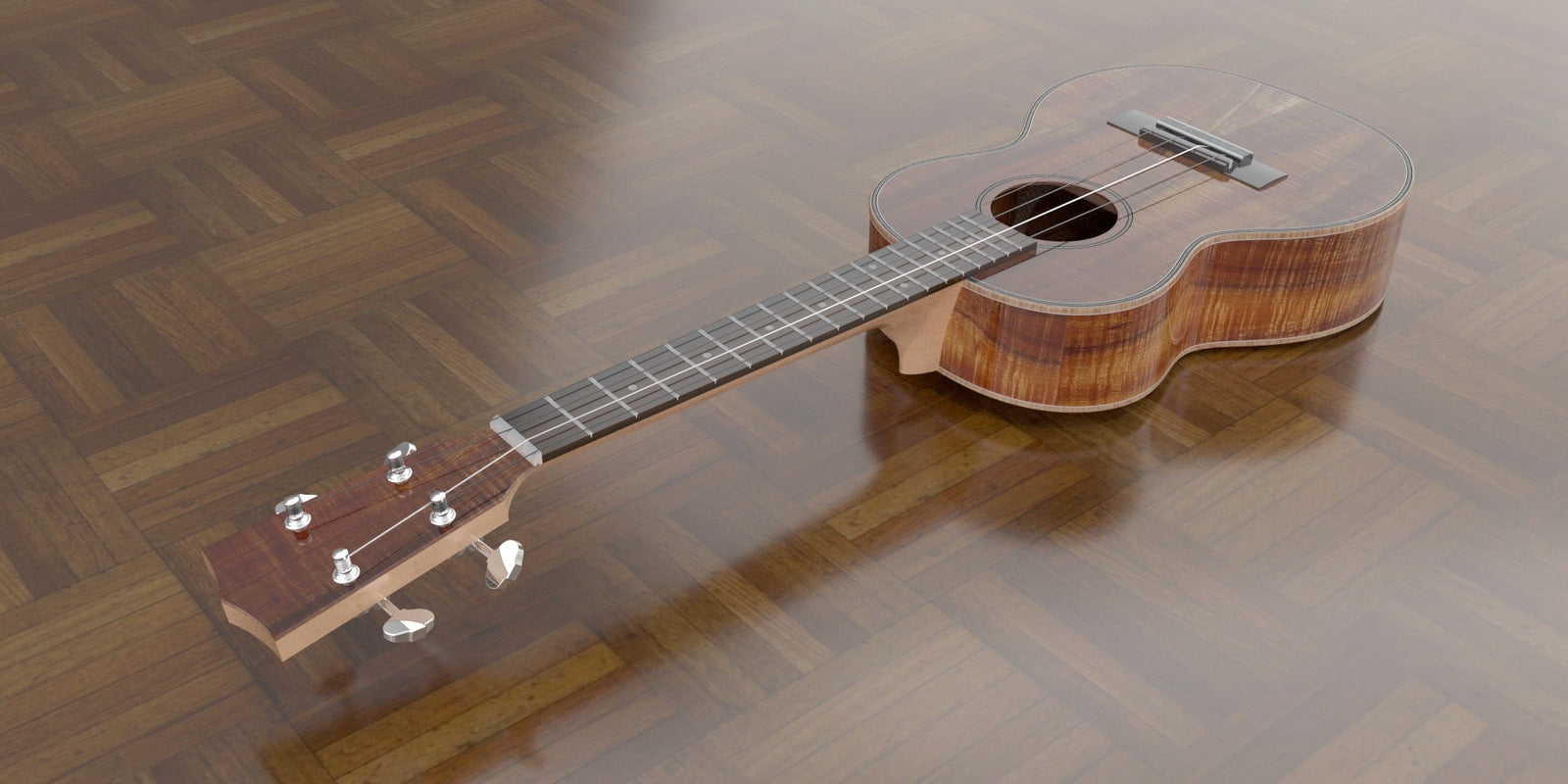 Tenor 14 Fret Ukulele, Overall View
