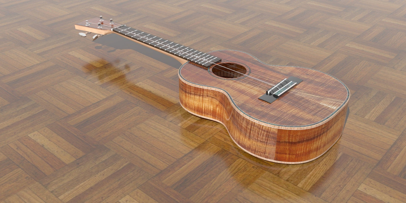 Tenor 14 Fret Ukulele, Overall View